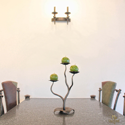 Kovan� n�stenn� lampa ANTIK a svietnik vyroben� v UKOVMI