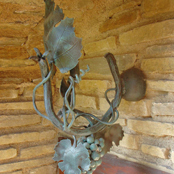 Ru�ne kovan� lampa Vini� - vintage svietidlo
