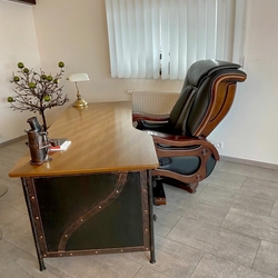Kovan� kancel�rsky st�l - n�bytok v kovanom �t�le - exkluz�vny n�bytok